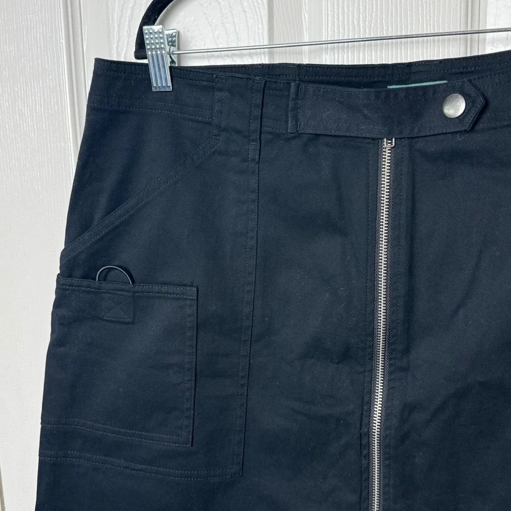 Wild Fable Mini Skirt Women XXL Black Full Zip Cargo Utility NEW